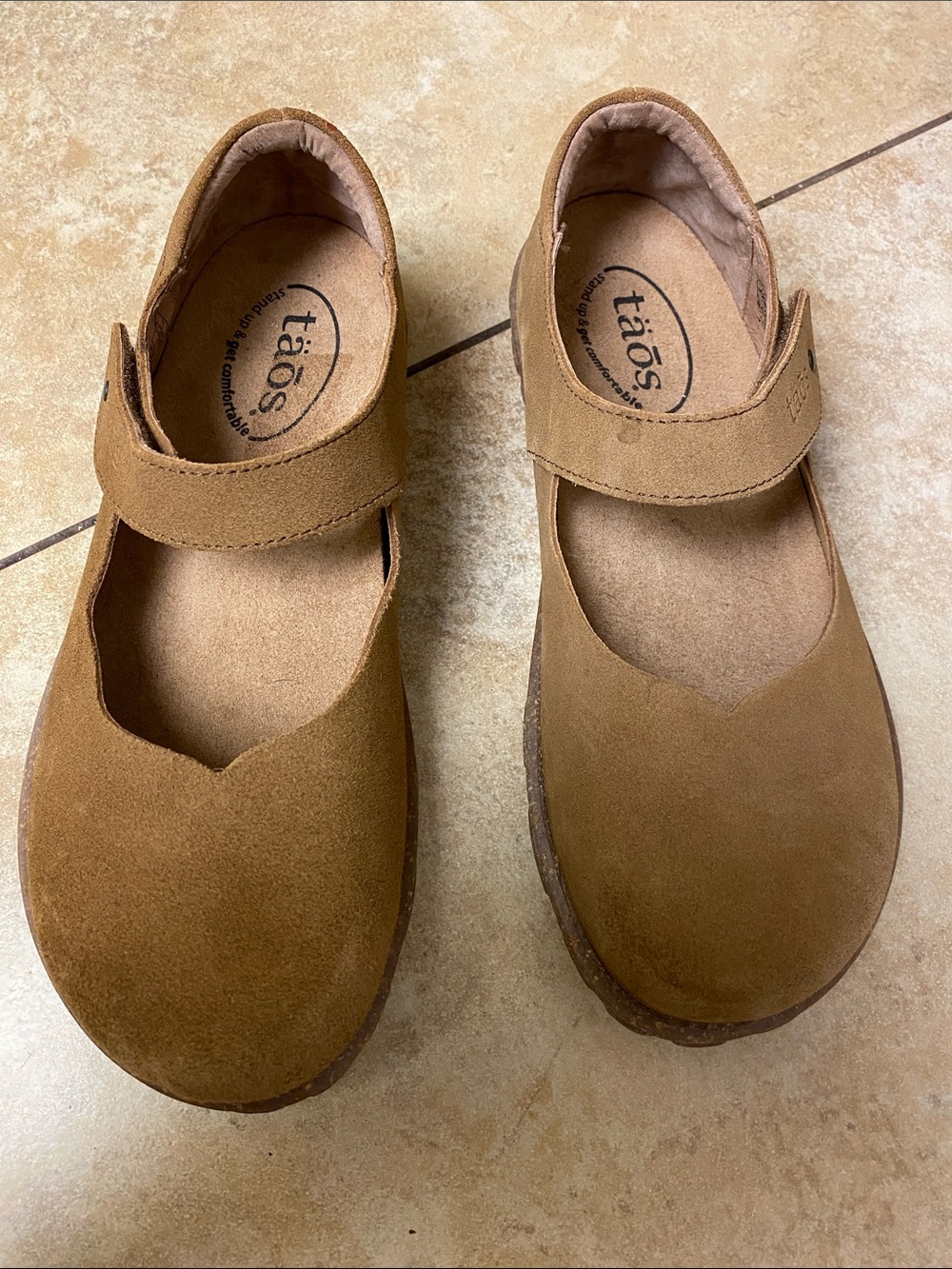 Taos Mary Jane Style Suede Shoes
